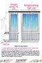 Migrant Birds Patterned Background Curtain, Blackout Curtain (Single Wing Pricing) - 4