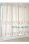 Buldan Işi Monika Curtain with Lace on the Middle and End, 100% Cotton, Authentic Sunshade Curtain, Length X Width
