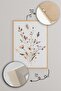 3 Piece Natural Color Real Wood Framed Painting Set - Model 19 - 5