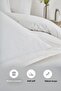 300 Tc King Cotton Satin Ribbed Duvet Cover Set Battal Double 6 Piece Cream Off White Stella - 3