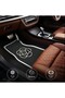 4 Pieces of Camellia Flower Printed Premium Car Floor Mat / In-Car Accessory - 3