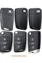 Golf 7 Golf 7.5 Tiguan Polo Compatible Luxury Nano Key Protection Case White Gold Gold Color - 2
