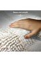 Natural Cotton Spaghetti Oval Cream 2-Piece Bath Mat Set Bathroom Rug Toilet Seat Set - 5