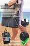 Beach Bag with Ice Cooler Camping Picnic Travel Bag Hot Cold Holder Thermos with Shoulder Strap - 7