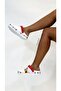 White Red Hospital Daily Use Non-Slip Sole Slipper Hospital Nurse Closed Clog - 5