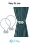 Magnetic Cord Wrap Tulle and Background Curtain Collection Buckle - Mink - 6