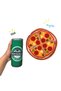 Happy Hour Dog Toy Set Plush Pizza and Havaneke Plush Dog Toys