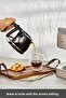ماكينة Just Coffee Aroma ‏2 في 1 لتحضير القهوة المفلترة والشاي، باللون اللاتيه - 5