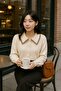Soft-Textured Button-Detail Knit Sweater Cream - 4