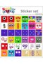 ملصق NumberBlocks36 قطعة 0-20