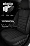 Dark Carbon Thai Feather Universal Car Seat Cover - 5 Seats Full Set - 2