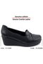 Shay Black Genuine Calf Leather Cross Strap Detailed Wedge Heeled Casual Shoes - 2