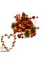 Cone Led Garland Christmas Ornament Bell Coniferous Pine Tree Ornament with Bells Led Gift 1.4 m - 6