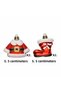 Hanging Christmas New Year Tree Ornament Santa Claus Clothes Christmas New Year Santa Clothes Ornament - 3