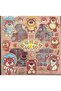 S2-100 Pieces 80X80Mm Strawberry Bear, Kuromi, Barbie, Sanrio Sticker
