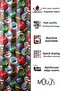 Bathroom Curtain, Soda Can Pattern Shower Curtain, Bathtub Curtain, with Ring Gift 175X200Cm Bp-25 - 2
