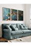 Oil Painting Look Cherry Blossoms 3 Piece Wooden Framed Painting Act