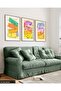 Shaped Portraits 3 Pieces Wooden Framed Painting Act