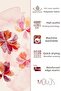 Bathroom Curtain, Rose Spring Pattern Shower Curtain, Bathtub Curtain, with Ring Gift 175X200Cm Bp-50 - 2