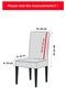 Light Gray Velvet Chair Cover Covers 6 Pieces - 2