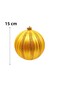 Christmas Decorative Ball with Glitter Stripes 15 cm - 2