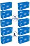 Blue Powder-Free Nitrile Gloves Size L 10 Boxes of 100