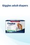 Adult Diaper with Waist Band Large Size (Large) Waist Length 100-150cm - 1 Pack 30 Pieces - 2