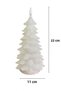 Decorative Christmas Ornament Glitter Wax Candle Led Lighted Home Office Hotel Restaurant Christmas Decor Led Candle 22cm - 5