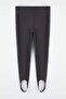 Gri Fırçalı Soft Kumaş Füzo Tam Boy Yoga Örme Spor Tayt TBBAW26BV00006 - 7