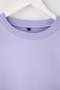 Lila Alttan T-Shirt Çıkma Görünümlü İnce Örme Büyük Beden Sweatshirt TBBAW23AO00023 - 6