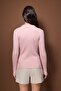 Wardrobe Essentials Pudra Premium İplikPolo Yaka Fitilli Triko Kazak | TWOAW26KZ00077 - 4