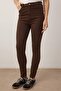 Kahverengi Yüksek Bel Esnek Skinny Jeans TWOAW24JE00068 - 3