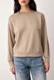 Vizon Kaşkorse Detaylı Oversize/Geniş Kalıp Yumuşak Kumaşlı EsnekÖrme Sweatshirt TWOAW26SW00186 - 4