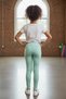 Girls' Leggings - Mint Cotton Lycra Seasonal Long Children's Leggings - 3