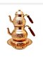 إبريق شاي نحاسي مطرز يدويًا - 3