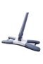 floor cleaning mop, rectangular type, with water squeezing mechanism, blue