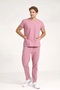 Rose Taupe Stretch Fabric Unisex Doctor and Nurse Uniform Surgical Set | Brl Scruble - 6