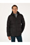 Black Hooded Coat 50313923-Vr046