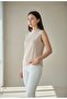 Short Fisherman Collar Combed Cotton Thin Soft Textured Lining / Underwear - 5