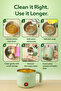 Electric Kettle for Noodles – Compact 500ml Multi-Purpose Kettle (Green) - 5
