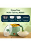 Electric Kettle for Noodles – Compact 500ml Multi-Purpose Kettle (Green) - 4