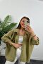 Off-Shoulder Summer Fabric Oversize Shirt - 3