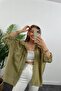 Off-Shoulder Summer Fabric Oversize Shirt - 2