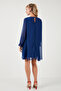 Crew Neck Long Sleeve Chiffon Evening Dress Dress 611El303 - 5