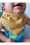 (4 Pieces) Muslin Fabric Snap Fastener Baby Drool Bib & Scarf - 6