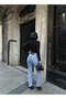 Women's Jean High Waist Boyfit Stretch Fabric Stretchy Denim Pants - 6