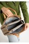 Women's Sand Embossed Printed Shoulder Bag and Wallet Combination with Removable Chain Accessories - 3