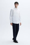Men's Beige Regular Fit Long Sleeve Casual Shirt - 3