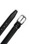 Genuine Leather Men's Belt – Stitched, 3.5cm, Black |   7458