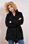 Hooded Long Boy's Winter Coat with Fleece Inside - 4